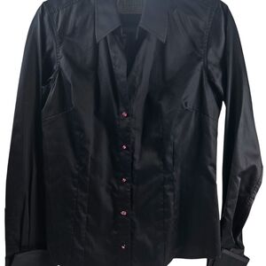 Black with Pink gems Thomas Pink Pink Panther Ladies Blouse